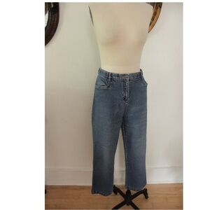 Penman Petite Jeans No Back Pockets 33/25 Stretch Denim Short Length Jeans